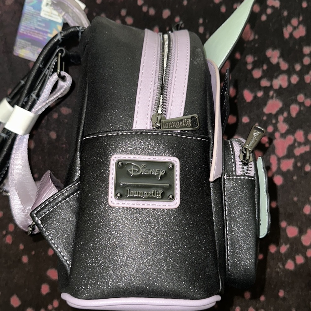 💜🖤💚Disney Loungefly Maleficent Backpack & Wallet🖤💜💚 - Picture 3 of 15